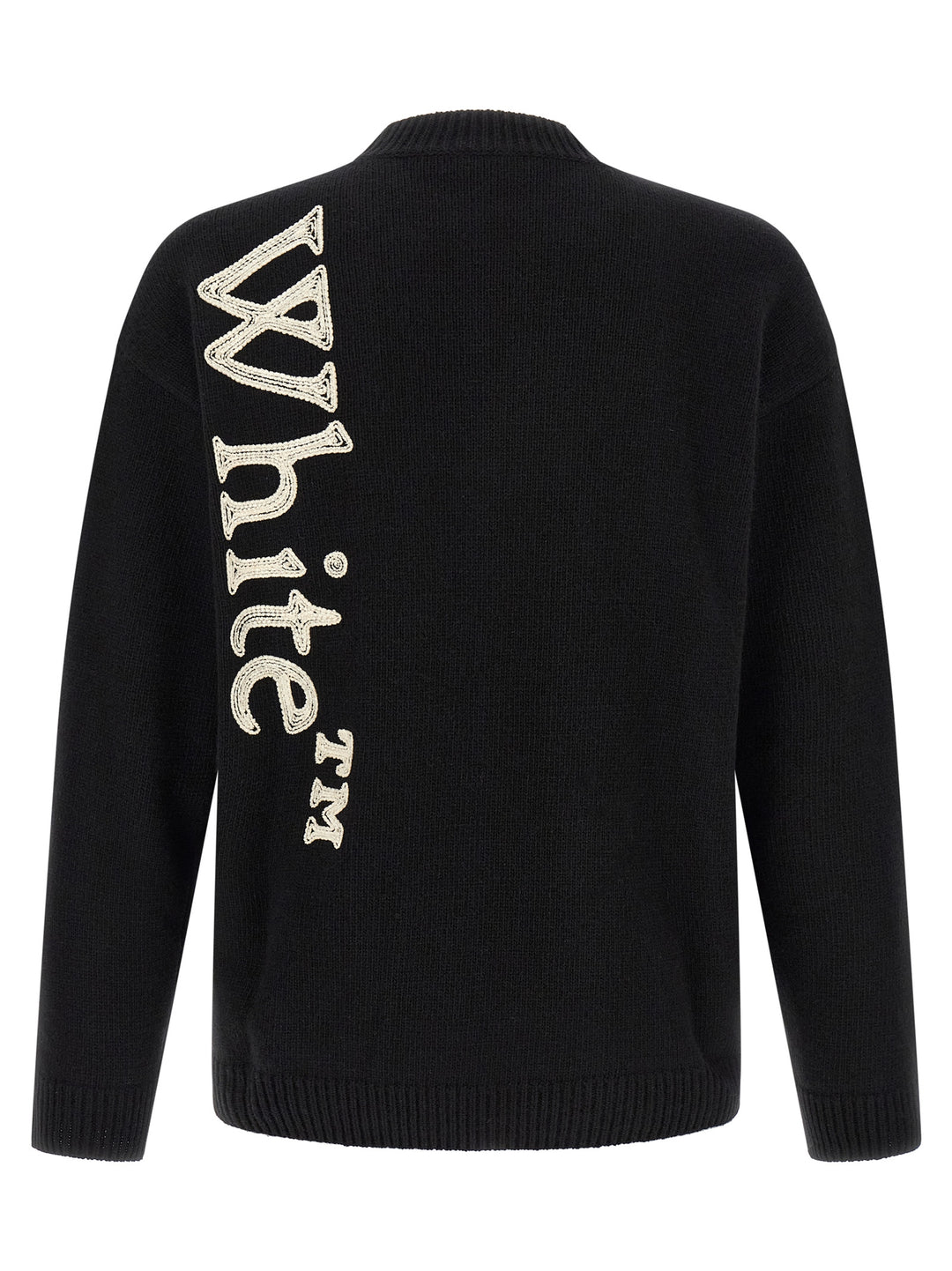 Off-White Vertical Bookish Maglioni - Bianco/Nero | 1854092310b4def5e3c908f63a0b2bb59d02de5a