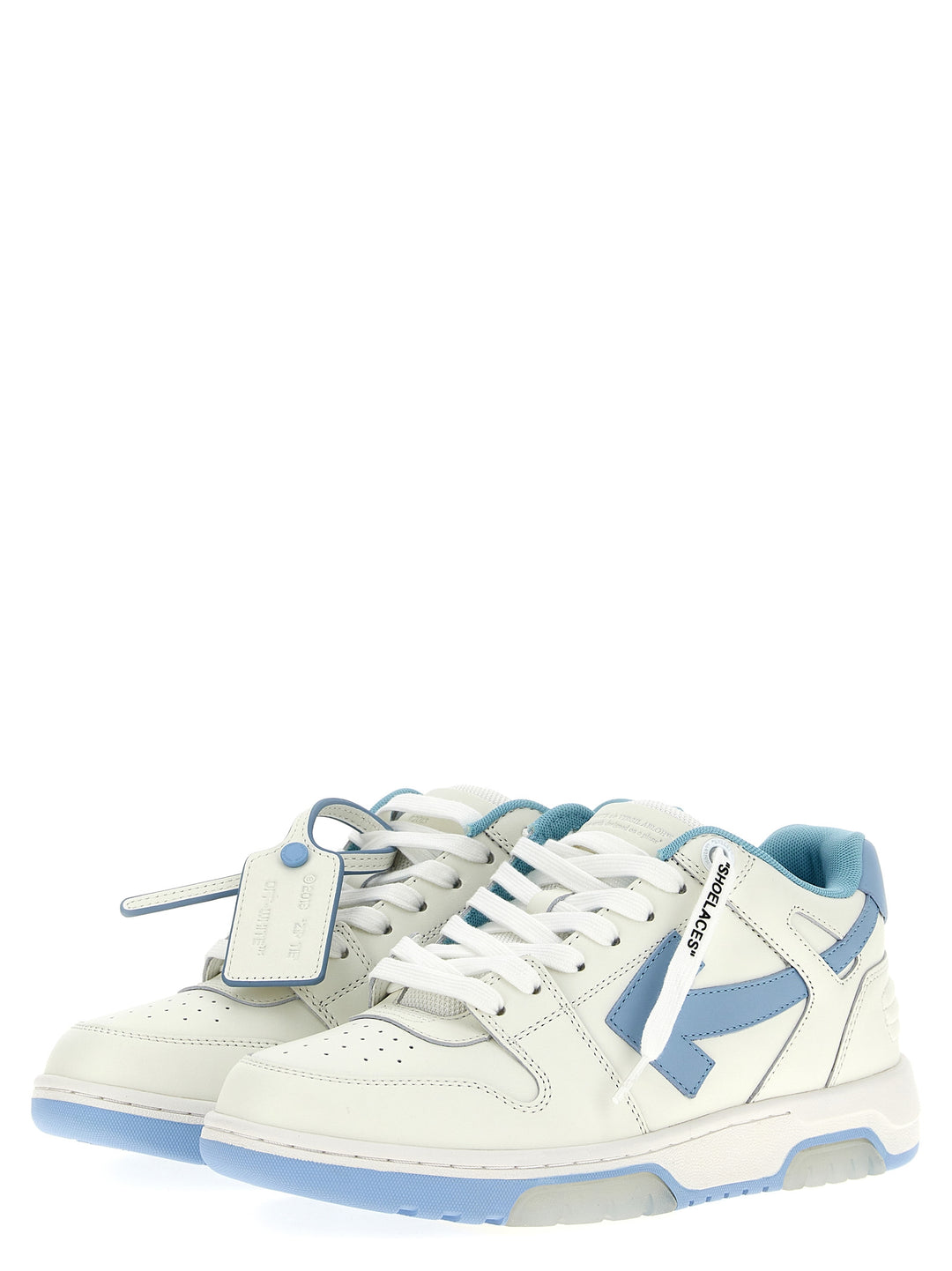 Off-White Out Of Office Sneakers - Celeste | e801cfddd38667c494d7f9a73bb4603f4b552c04