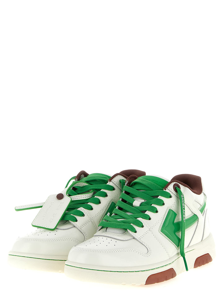 Off-White Out Of Office Bubble Arrow Sneakers - Verde | 9eb3556b63824678f798b9ac744a231cbfffc09c