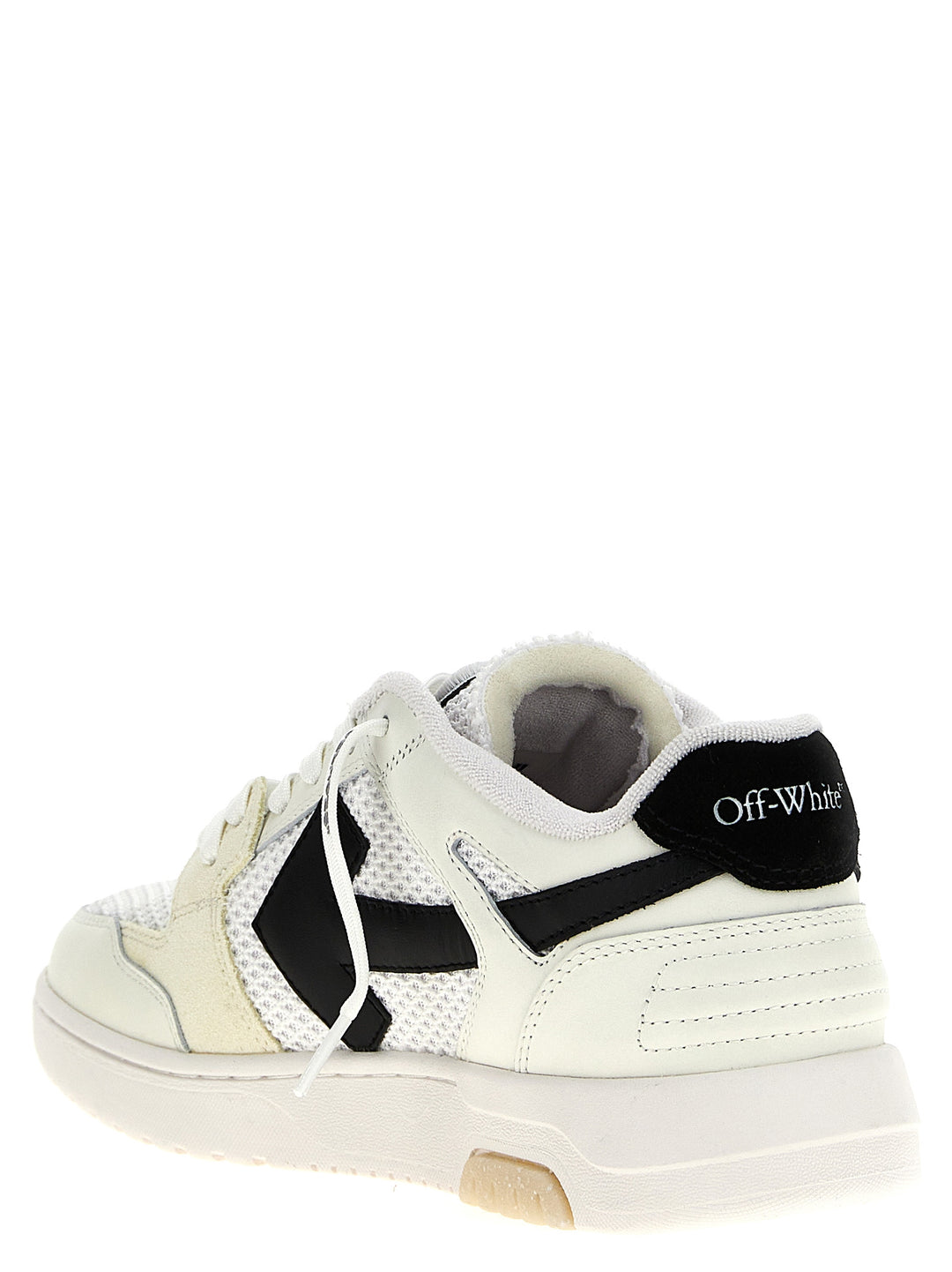 Off-White Slim Out Of Office Sneakers - Bianco/Nero | 4e5700c0e61079587e578f67cf7f23f64f693aa2