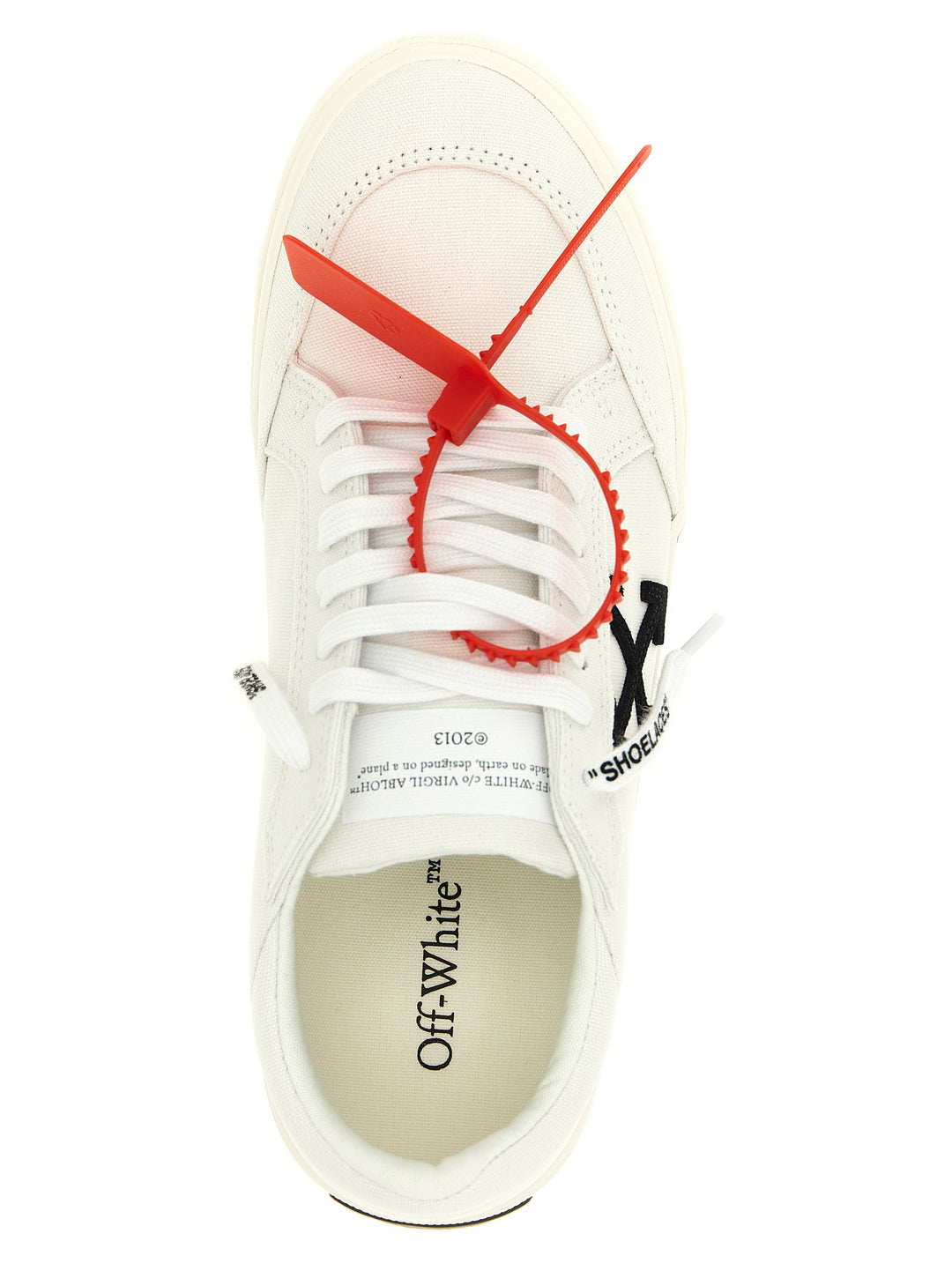 Off-White Vulcanized Sneakers - Bianco/Nero | 46f34272b805551d827fa01df15036a1eab4882c