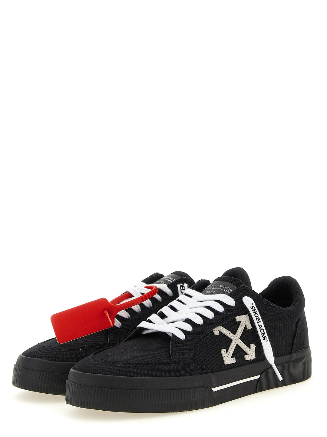 Off-White Vulcanized Sneakers - Bianco/Nero | 16ceecef3daa83b7db29199de991d468a870bedc