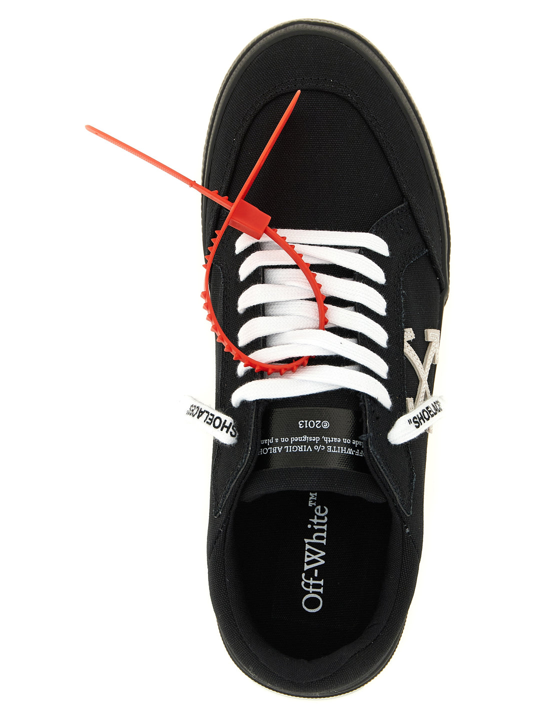 Off-White Vulcanized Sneakers - Bianco/Nero | b40ad5ddee9e1570e222075ec2d65d2af83565de