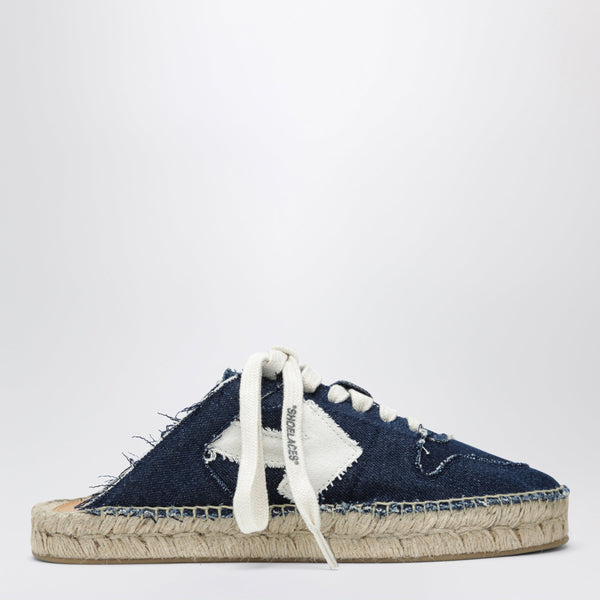 Dark Blue/White Arrow Espadrilles