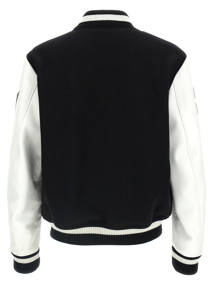 Off-White Lea Puffer Jackets - Bianco/Nero | 76d9e497df269e3378e3cb4412425267c77da6c4