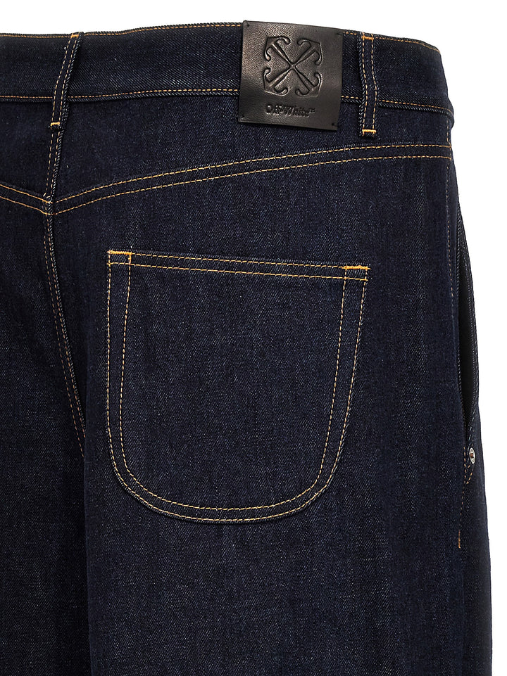 Baggy Tapered Jeans Blu