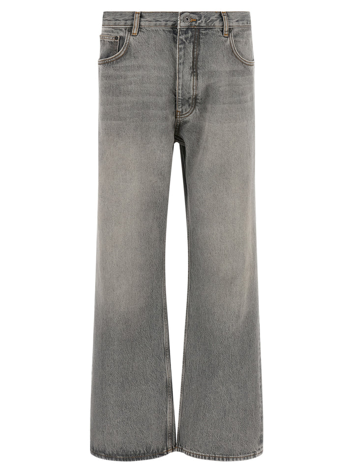 Off-White Half Arrow Diag Slim Jeans - Grigio | 90adcbb5f95f782fb98590abea71a9428bcad531