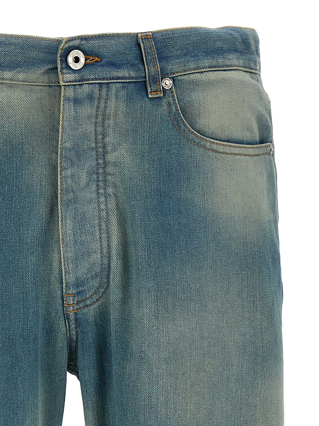 Off-White Diag Raw Patch Jeans - Blu | 57f2ad43605256a226f74c0b3527a235c59c02b2