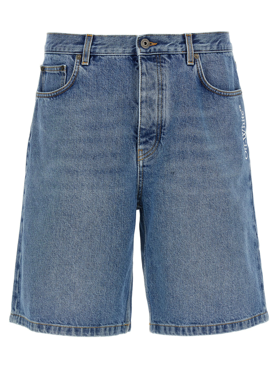 Off-White Half Arrow Bermuda e Short - Blu | 33137482c446c3e2f26971cdc39177e0c84d7757