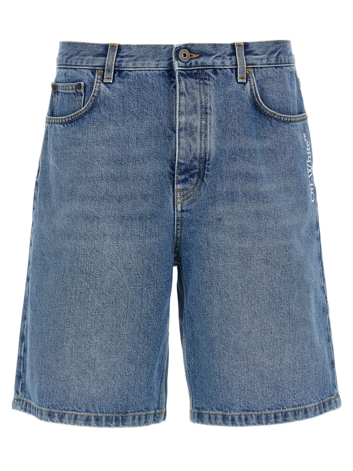 Off-White Half Arrow Bermuda e Short - Blu | 33137482c446c3e2f26971cdc39177e0c84d7757