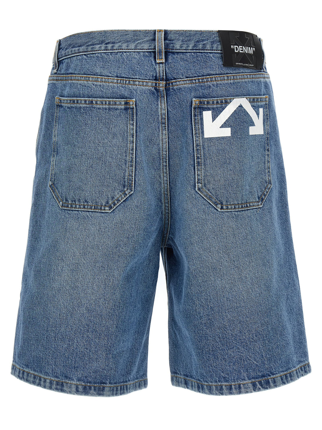 Off-White Half Arrow Bermuda e Short - Blu | e4764a746a7c66f2f8ff958f0124003a915b5a23