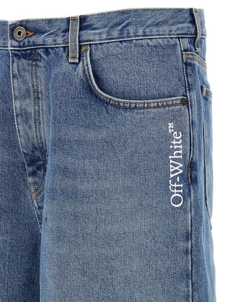 Off-White Half Arrow Bermuda e Short - Blu | b9c992b4641277ae4a8688a4945b17c8f9ea27e4