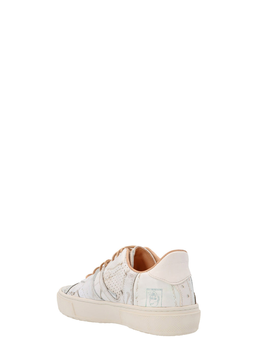 Patchwork Sneakers Bianco