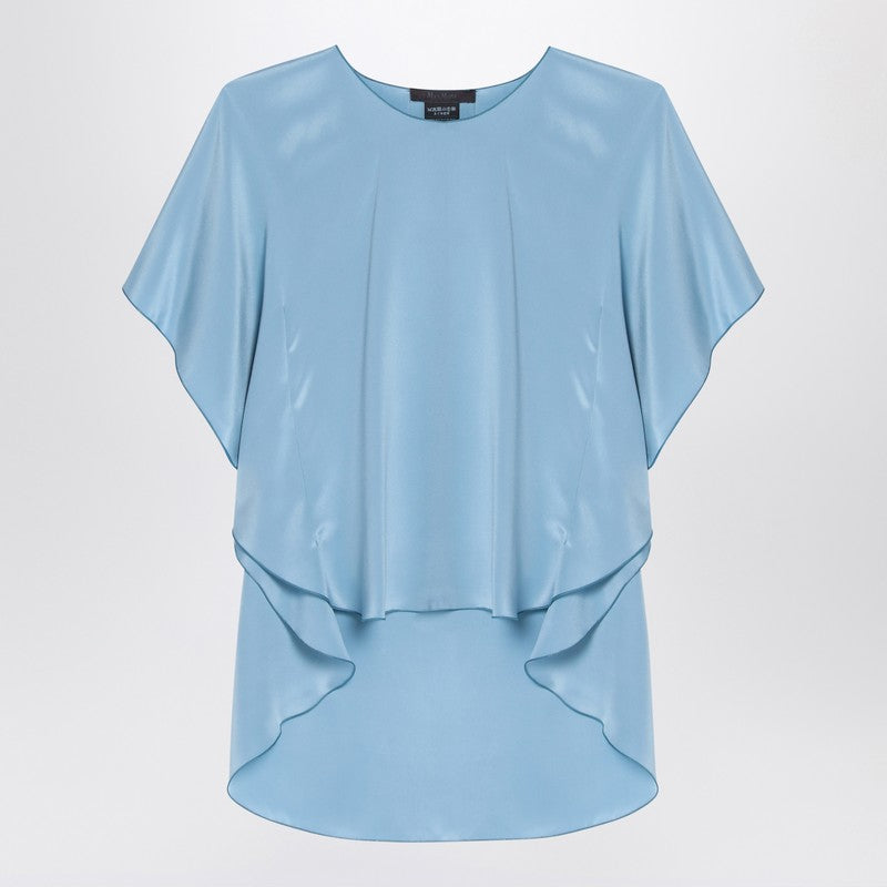Max Mara Pianoforte Shirts & Tops - Celeste | a43802880dca7fb552a9d7257bc54e361e393680