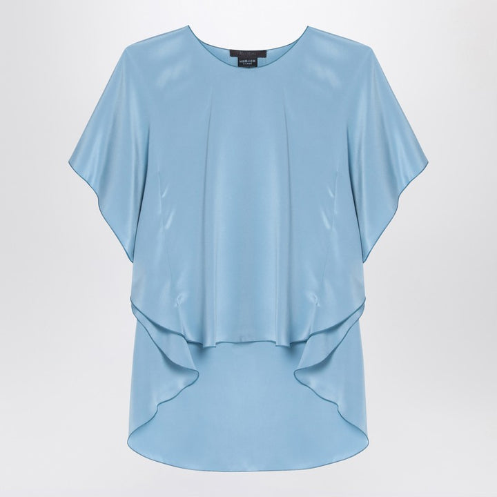 Max Mara Pianoforte Shirts & Tops - Celeste | a43802880dca7fb552a9d7257bc54e361e393680