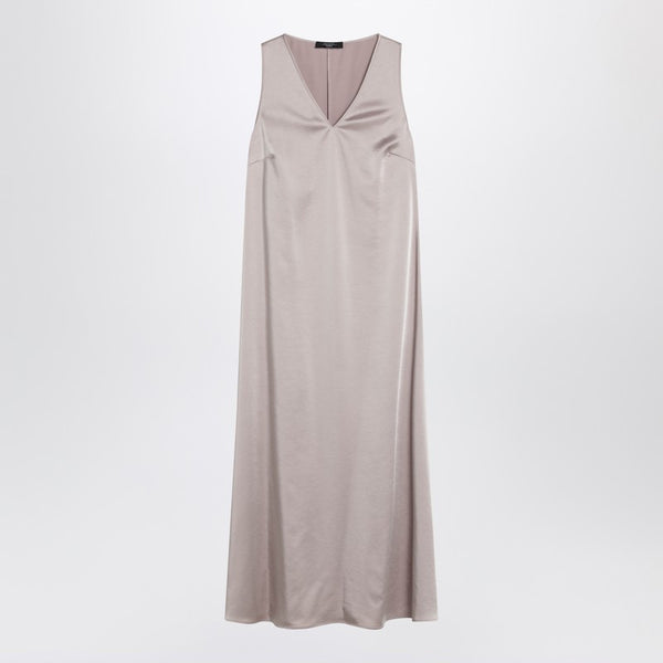 Blush Satin Fluid Dress