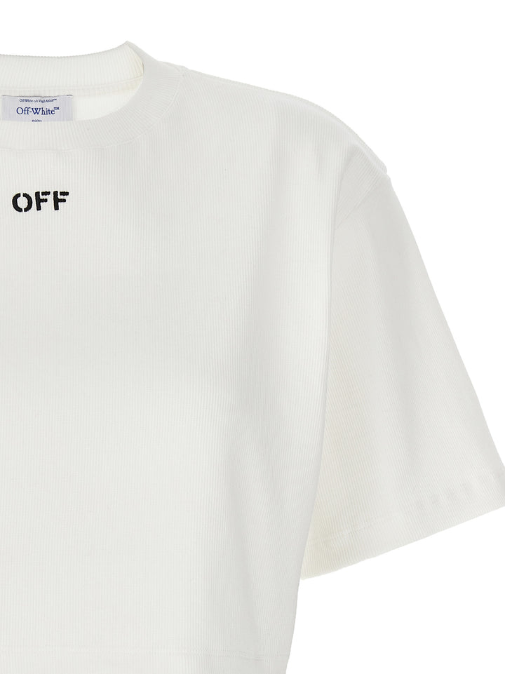 Off-White Off Stamp T shirt - Bianco | b1bd4ea89b3eb9fd6eabefe0a3866d2b35fe319c