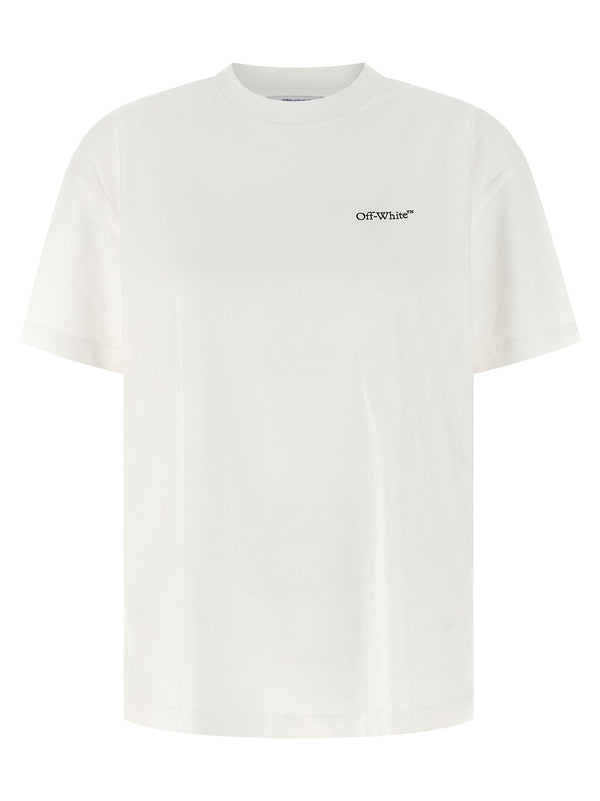 Arrow Glowing Flower T-Shirt White