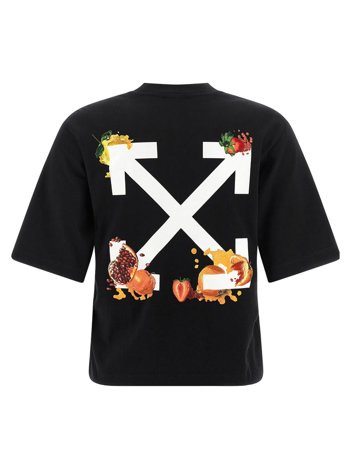 Off-White Emb Fruits Arrow T shirt - Nero | 871bb112299b5a43a821d9a54da834d73e10eb1b