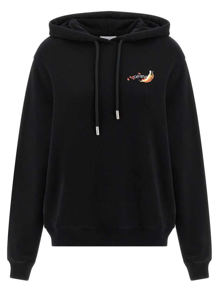 Off-White Emb Fruits Arrow Felpe - Nero | d6010ebe93f5514f54f3eed71809f68903d891e2