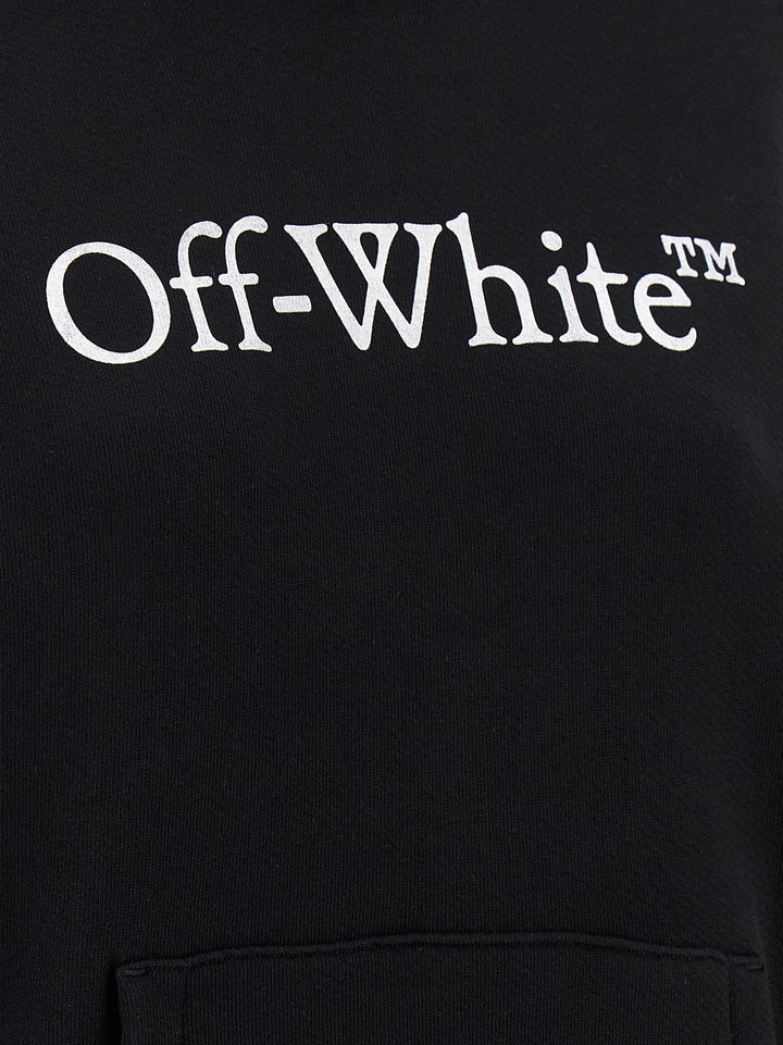 Off-White Big Logo Bookkish Felpe - Bianco/Nero | d25b12880ff2b618f43ebcf8e14a1e7b2e6427a0