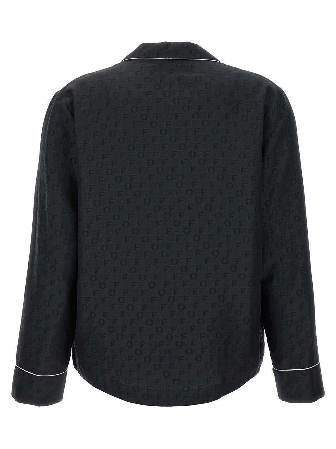 Off-White Off Jaquard Pajama Camicie - Nero | 8bada218c2f30889710d65c08ea3ce04b3f96184