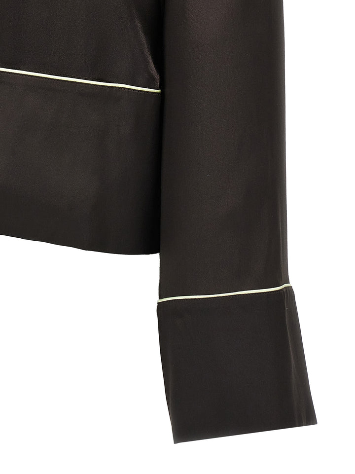 Off-White Pajama Shirt Camicie - Nero | 2086223b3a4889cc7ecdd7b05bcddfbd1936c522