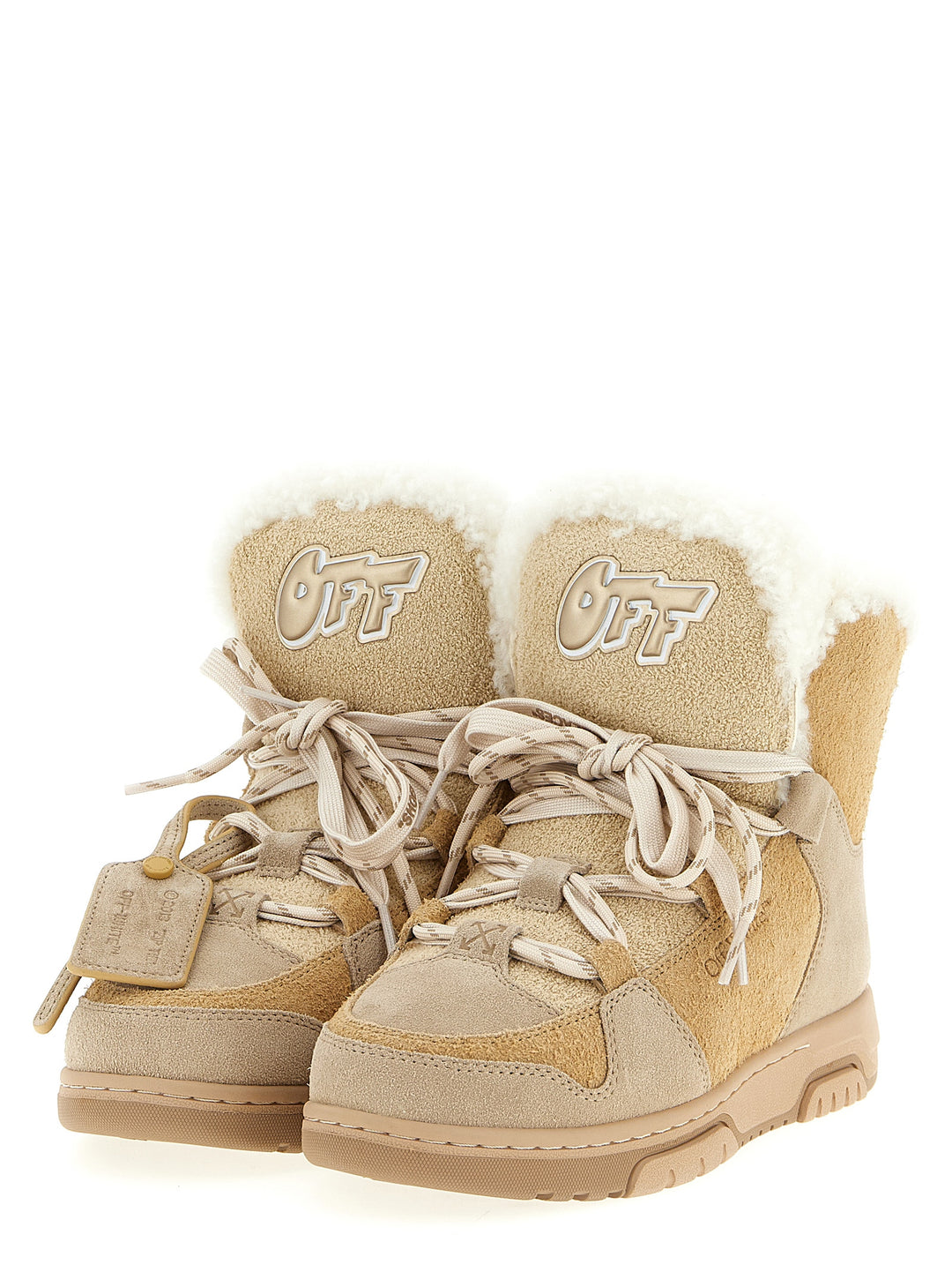 Off-White Winter Stivali e Stivaletti - Beige | 8d7250b96eef5651fc11d9e507ba684ca1c97cb9
