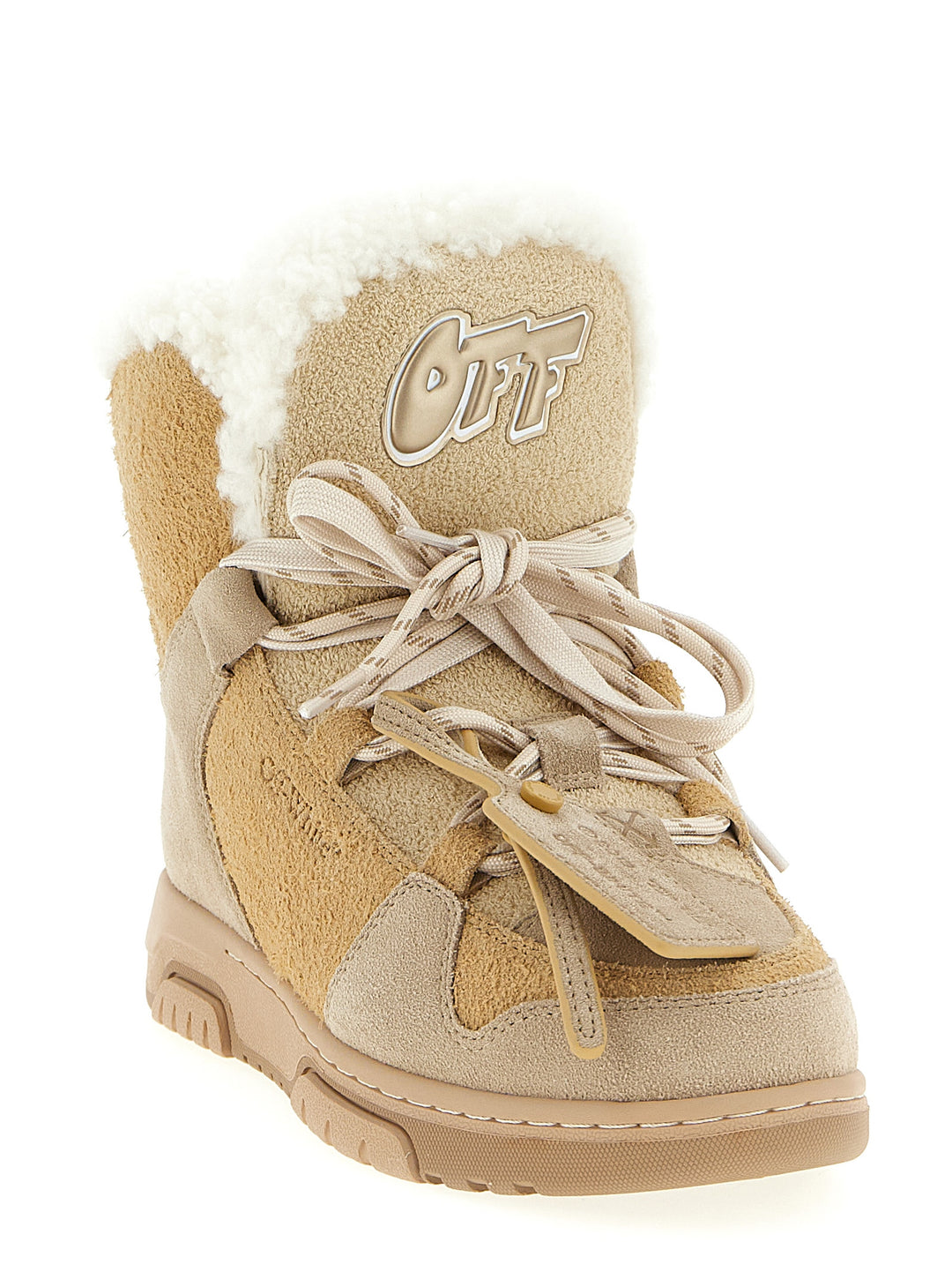Off-White Winter Stivali e Stivaletti - Beige | d7a9df1d4a9bfeb7289dc94439b2970a6d33659a