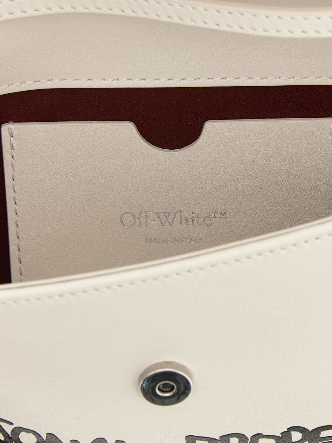 Off-White Jitney 0.7 Borse a Spalla e Tracolla - Bianco/Nero | 7965bbb8376e7df500a0b6f572883f9f6a09f0b8