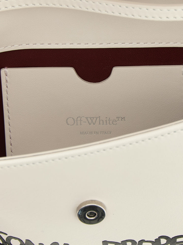 Off-White Jitney 0.7 Borse a Spalla e Tracolla - Bianco/Nero | 7965bbb8376e7df500a0b6f572883f9f6a09f0b8