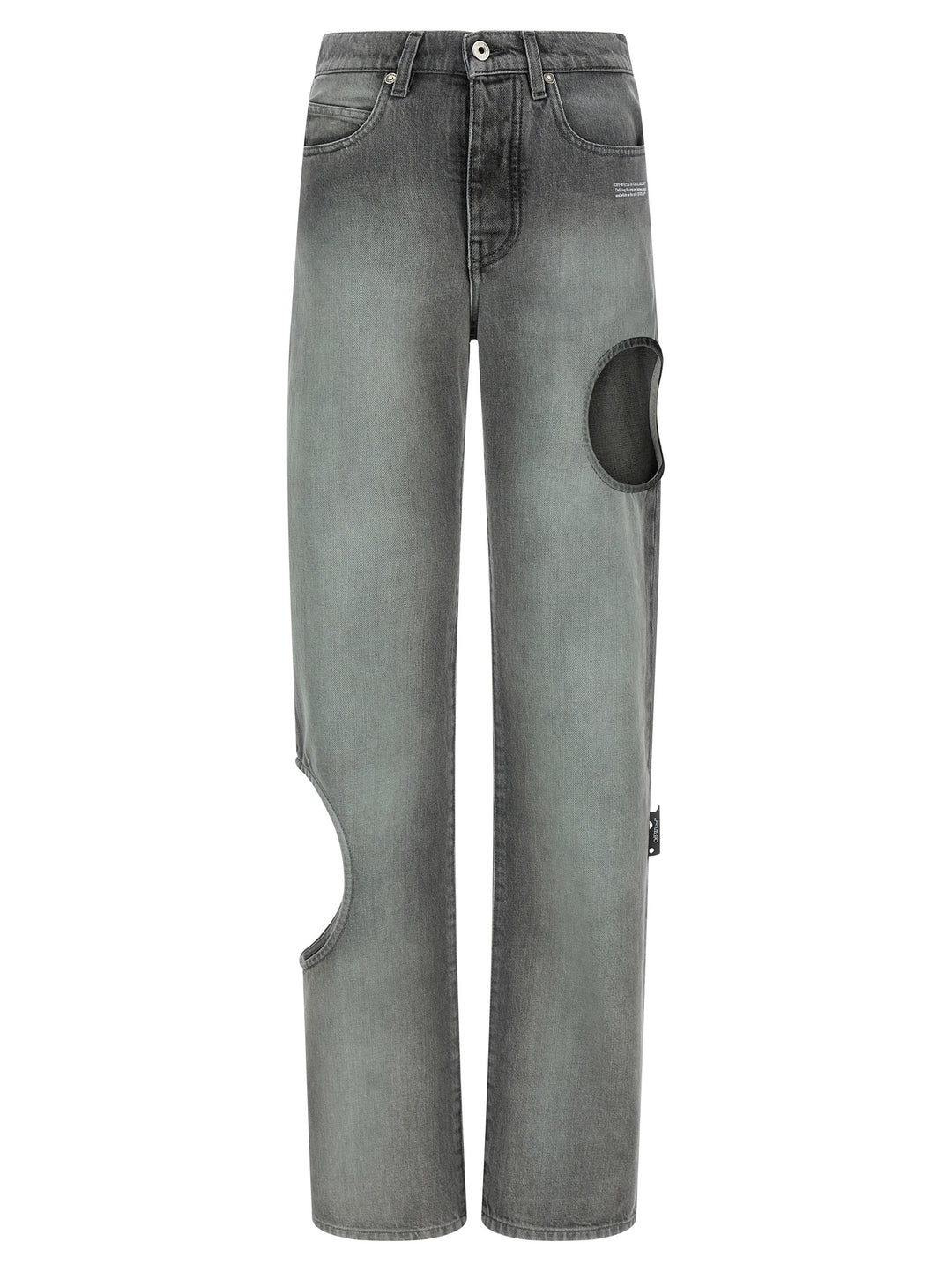 Off-White Spray New Meteor Jeans - Grigio | 82bf48a04172477e46fb21d094664ad256e0e970