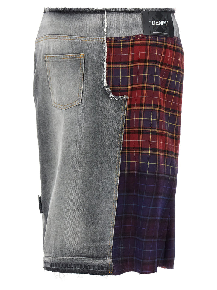 Off-White Patchwork Skirt Gonne - Multicolor | 83f0da3a5028a0f84974e1597808fad01bc4ce3d