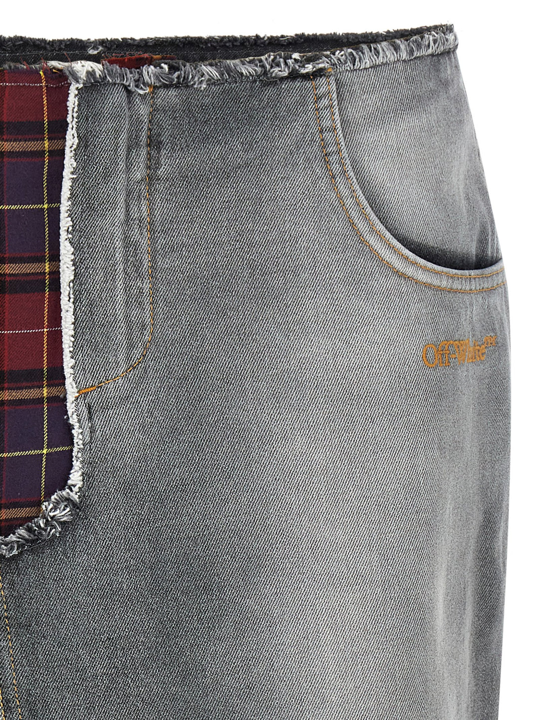 Off-White Patchwork Skirt Gonne - Multicolor | aef8cf829a35faedbee45cc1b9d1016dc7d1702f