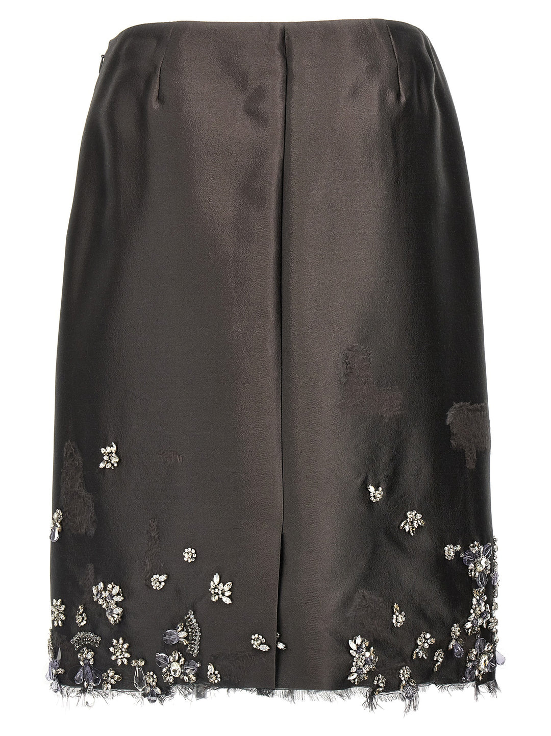 Prada Jewel Skirt Gonne - Grigio | 9fd1786f15acc0043ba979528d4aa55c46a97b09