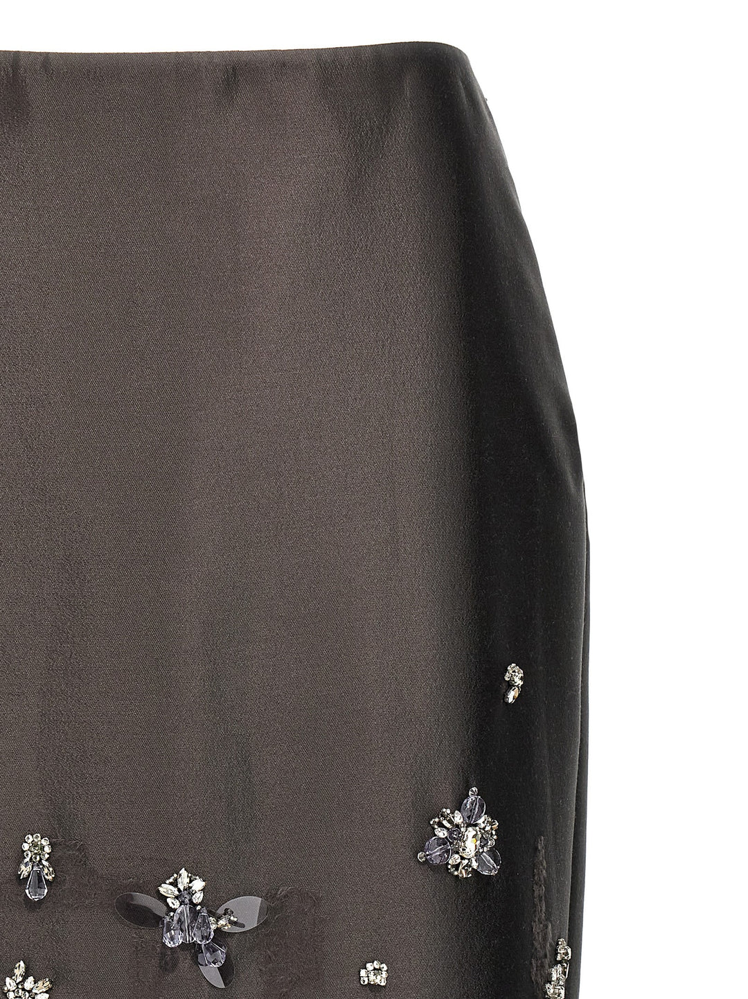 Prada Jewel Skirt Gonne - Grigio | a1e617b42b4a8f81d590fb7041ed7f99bde0e19e