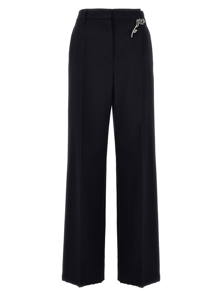 Prada Gabardine Trousers Pantaloni - Blu | 1f1744f3b084b969215ea46a517c0123f2fc8760