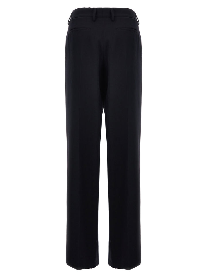 Prada Gabardine Trousers Pantaloni - Blu | ef10727de5a789399ece816b4a0fda0633ae1bf8