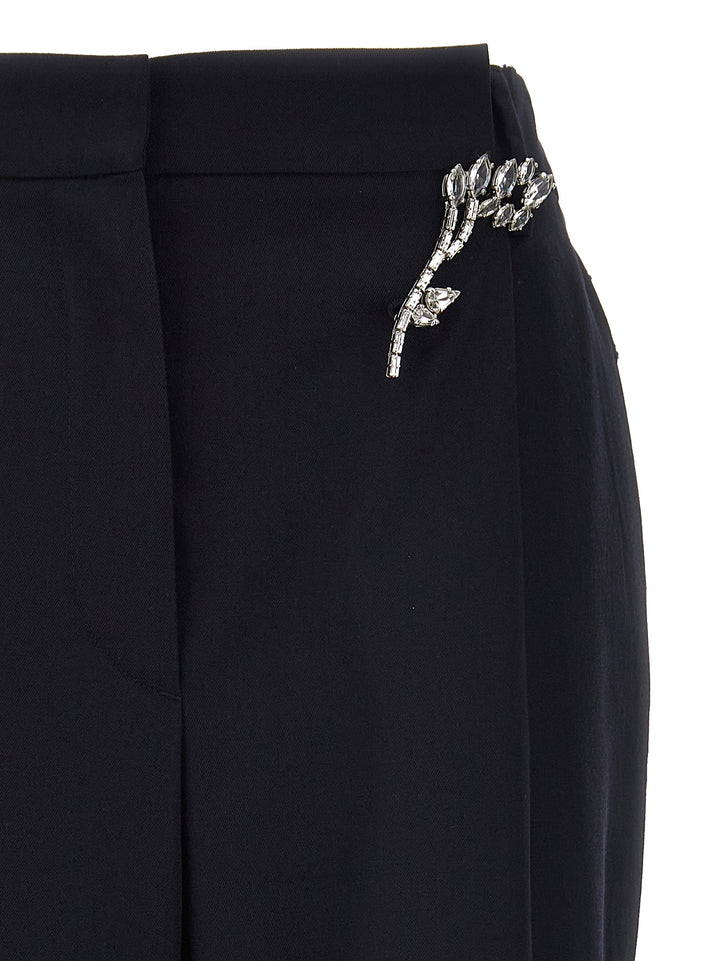 Prada Gabardine Trousers Pantaloni - Blu | 7b0e4713854f595e457aa4b28b2eebd952468e6a