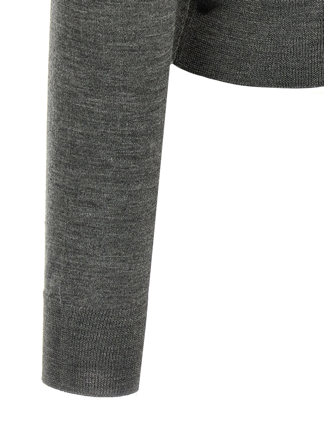 Prada Wool Cardigan Maglioni - Grigio | 44f9e59f57726e14f7b8ca948e60c3d7e19ff28e