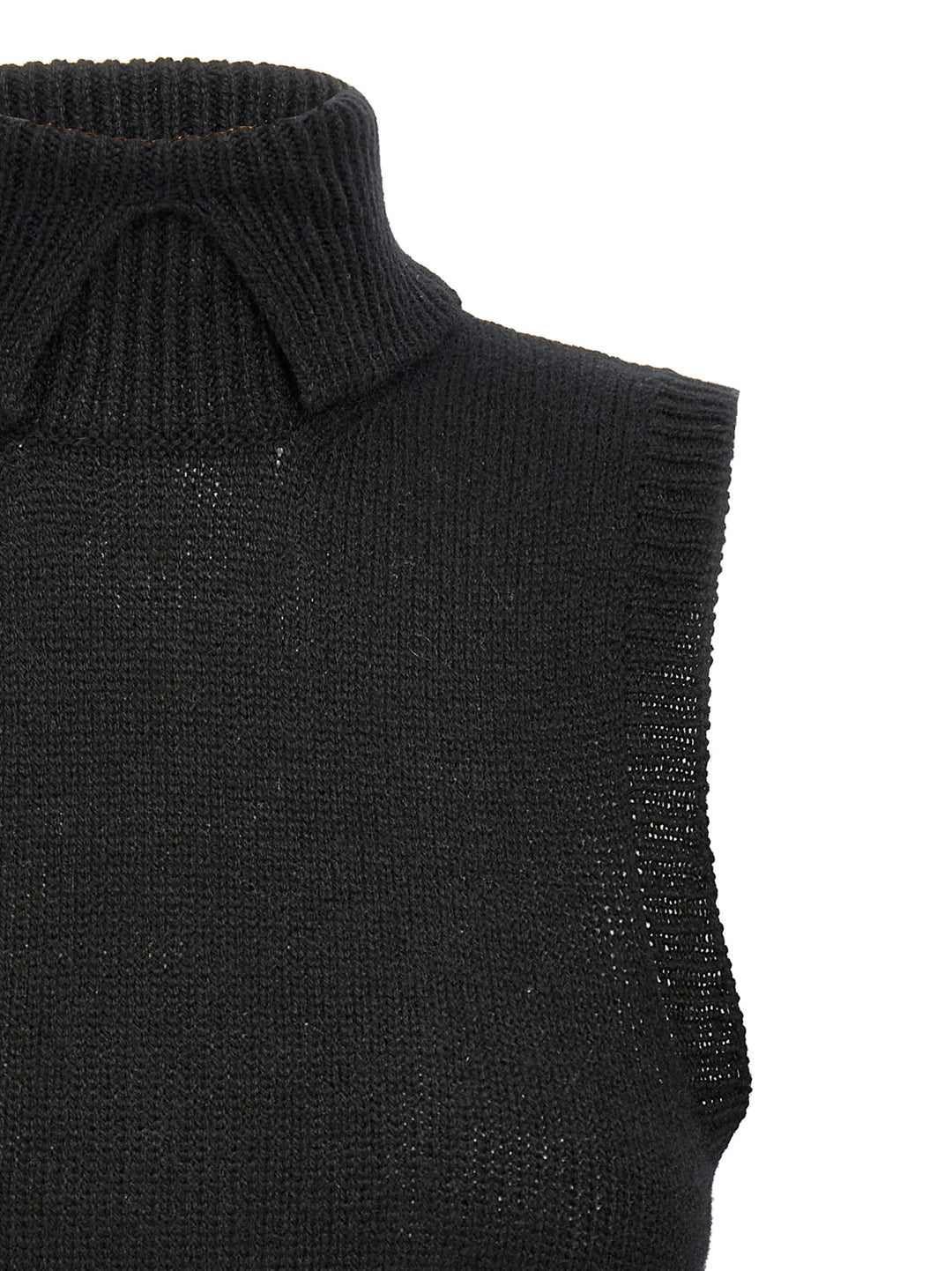 Prada Cashmere Vest Gilet - Nero | 4e3dceca9829caf78b6ab93cd18f9f88d3455cb2