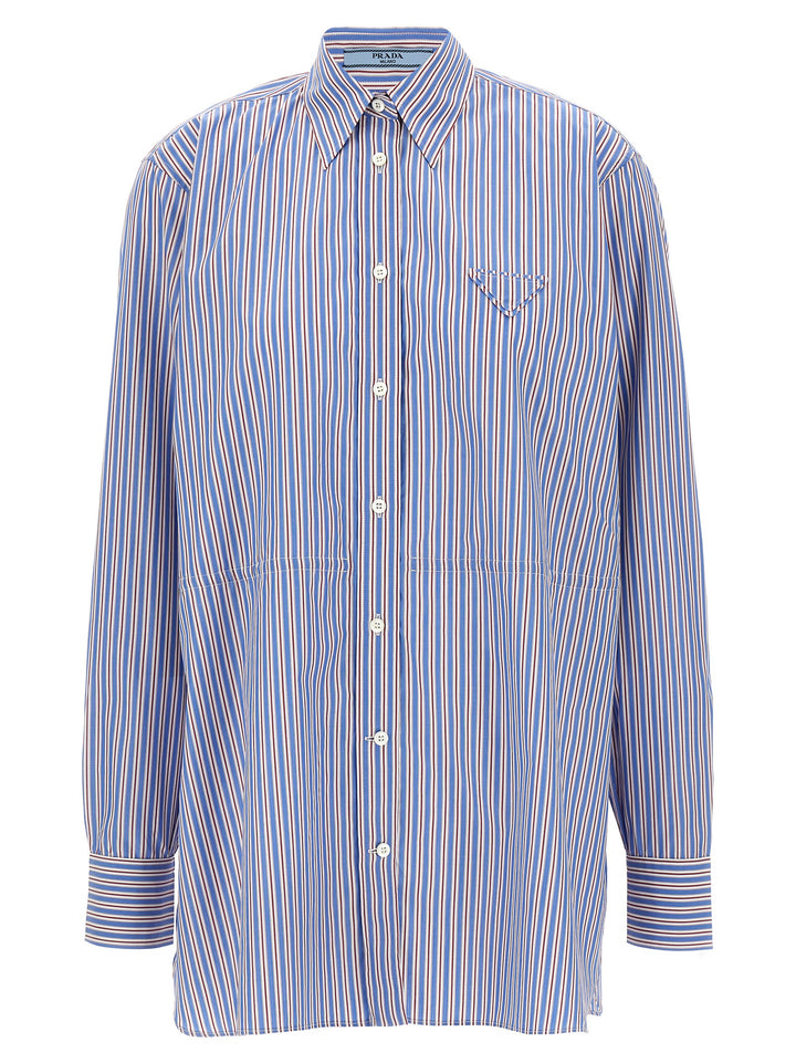 Prada Striped Shirt Camicie - Multicolor | 716efbd47de6ba8eed68ab7cc65e8bdb27f21ca0