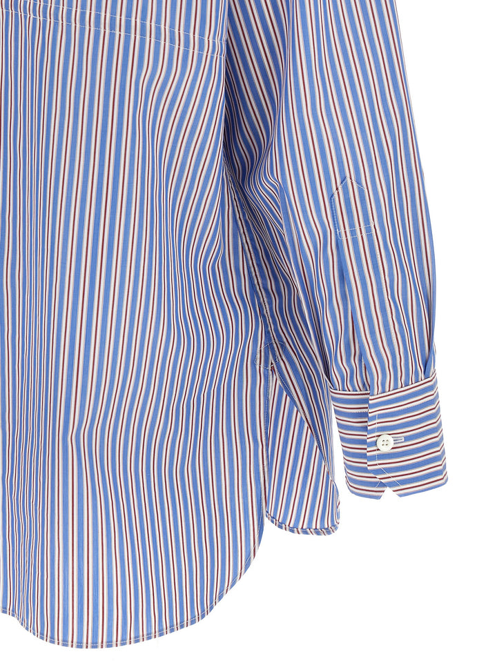 Prada Striped Shirt Camicie - Multicolor | cfd40aa15340de295f0af85f42c798932530e95c