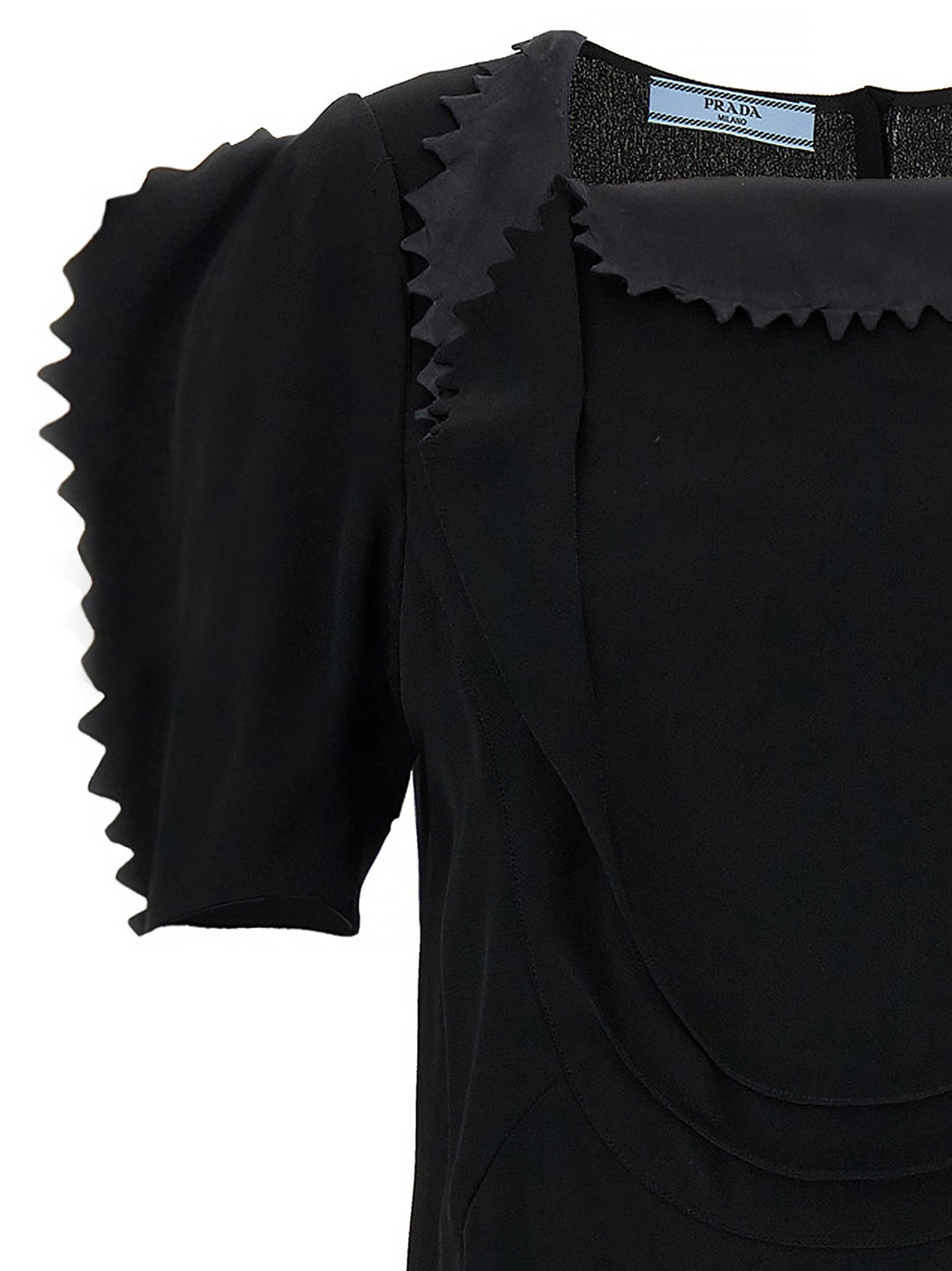 Prada Cady Crêpe Top Top - Nero | f11314f88c5f0df1ffa3790af0b1c286a023a324
