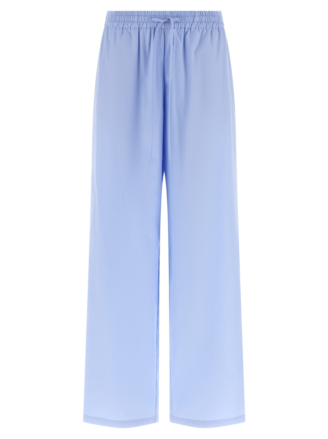 Federica Bonifaci Poplin Pantaloni - Celeste | 33b4e4b31e64f1a3c5262fbcef64d09d06f71375