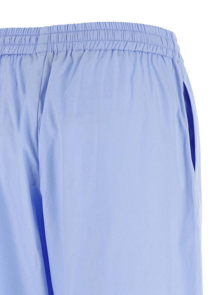 Federica Bonifaci Poplin Pantaloni - Celeste | 2b8271fbda86e5f0abd883069b3eb9c9725e4685
