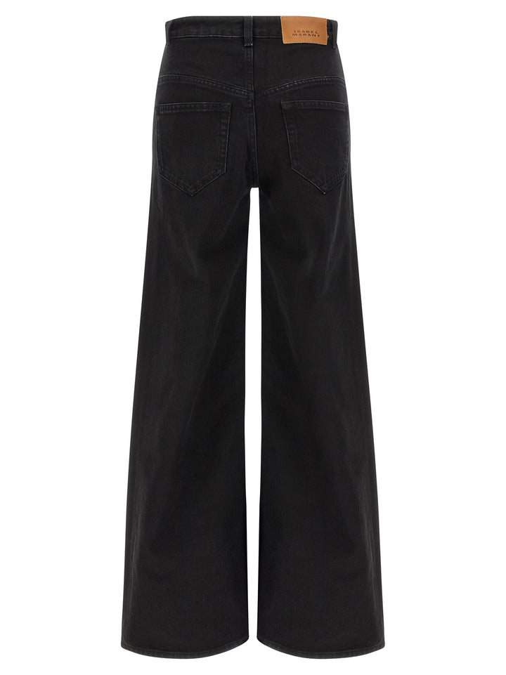 Marant Etoile Lemony-Gz Pantaloni - Nero | 02da2a9eef7b1a855e90e75ab5b3c9bba1553c54