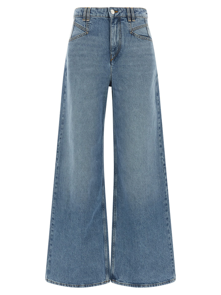 Marant Etoile Lemony Jeans - Celeste | d2d4bf997576a8c061446fa95a8f00e4d15f89a1