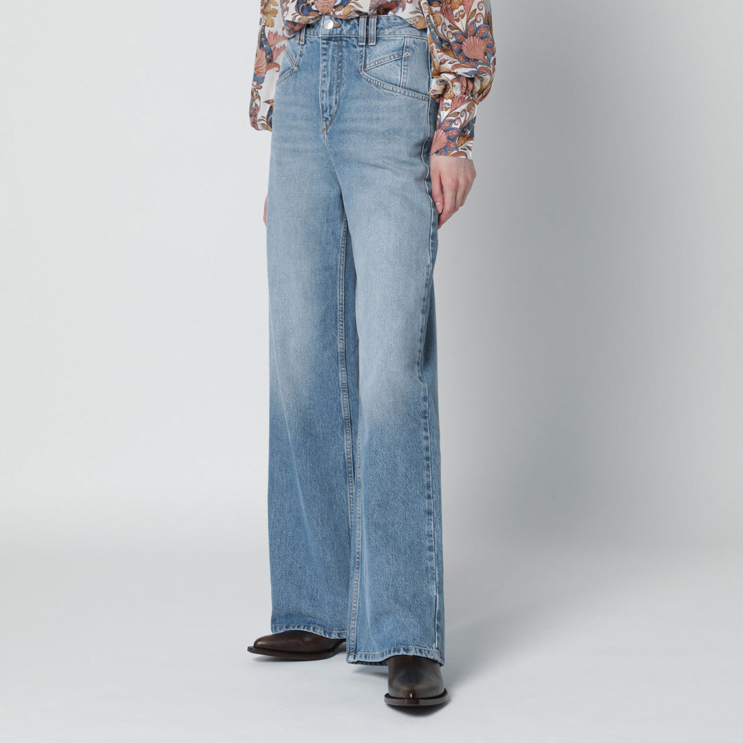 Isabel Marant Pantaloni - Celeste | d23b48d34573bd94da0b9068af75104116451b66