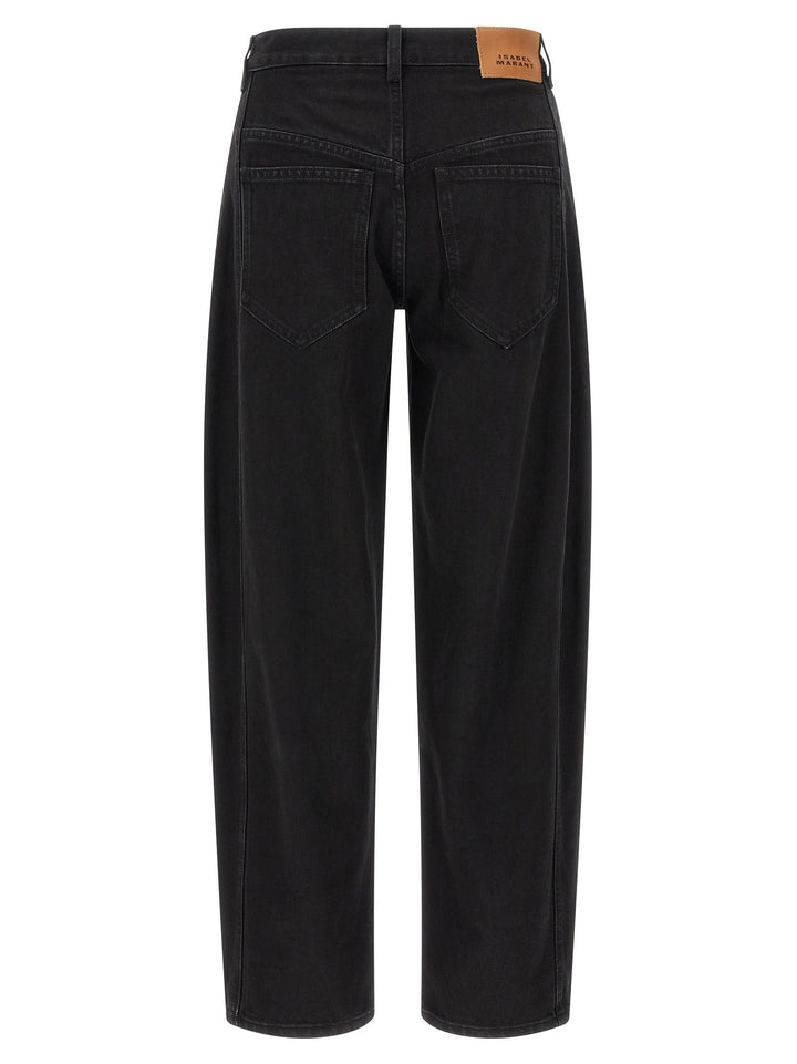 Marant Etoile Oriane Pantaloni - Nero | 439b5af6619fae49a7fd8d63ac8a36683fb0e67c